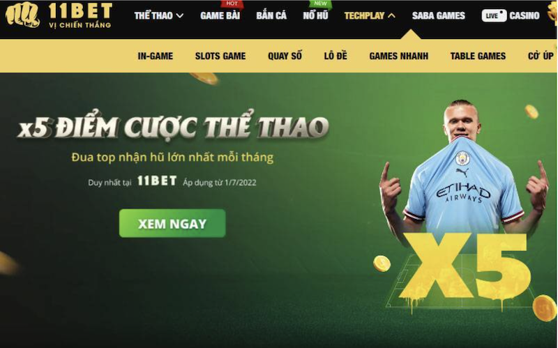 Nhà cái 11Bet có những trò cá cược nào?