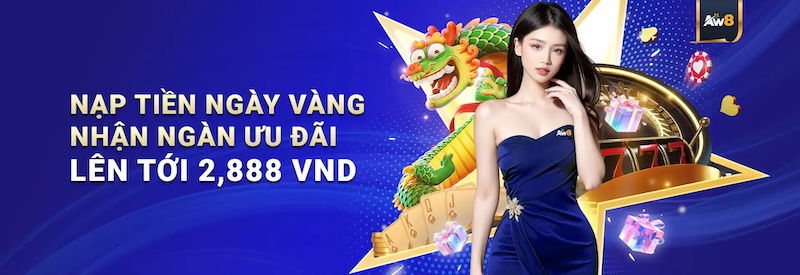 Nạp tiền AW8 thông qua hình thức thanh toán trực tuyến